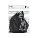 NEQI Masque adulte 3 couches S-M (noir) 3 pces