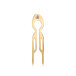 Fiona Franchimon Nº 1 Hairpin Steel (Yellow Gold Finish) 1 pce