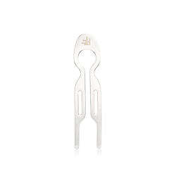 Fiona Franchimon Nº 1 Hairpin Steel (White Gold Finish) 1 pce