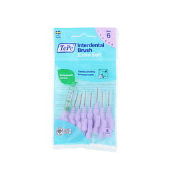 TePe Extra Soft Brossettes interdentaires 6 Violette (1,1 mm) 8 pces