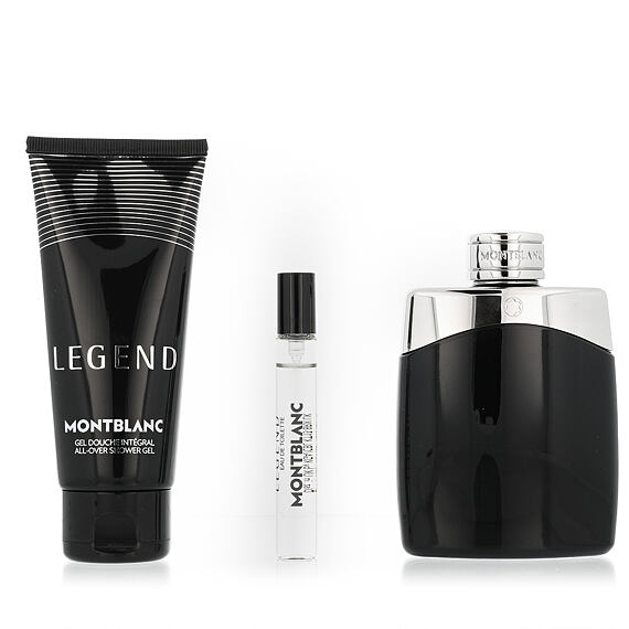 Montblanc Legend for Men EDT 100 ml + EDT MINI 7.5 ml + Gel douche corps et cheveux 100 ml