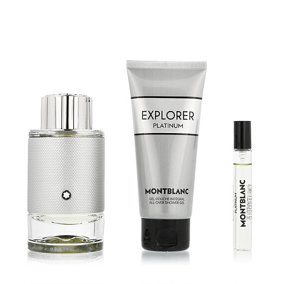 Montblanc Explorer Platinum EDP 100 ml + EDP MINI 7.5 ml + Gel douche corps et cheveux 100 ml