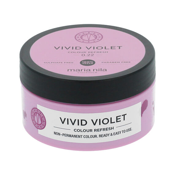 Maria Nila Colour Refresh Hair Masque repigmentant Vivid Violet 100 ml