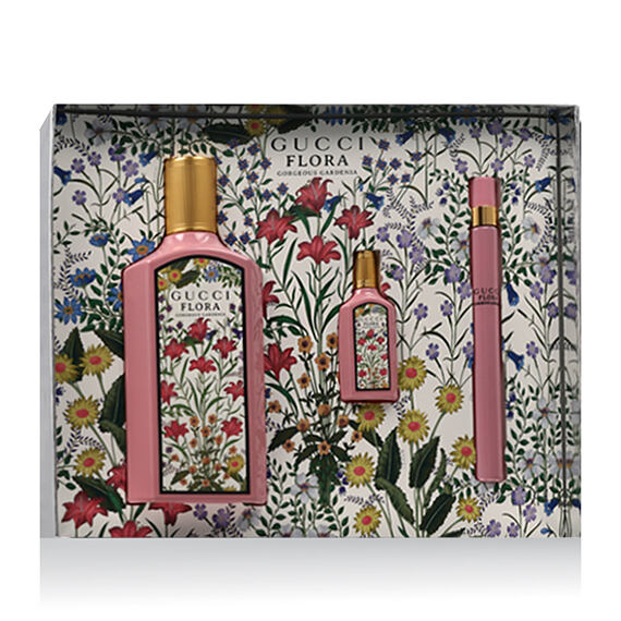 Gucci Flora Gorgeous Gardenia EDP 100 ml + EDP MINI 10 ml + EDP MINI 5 ml