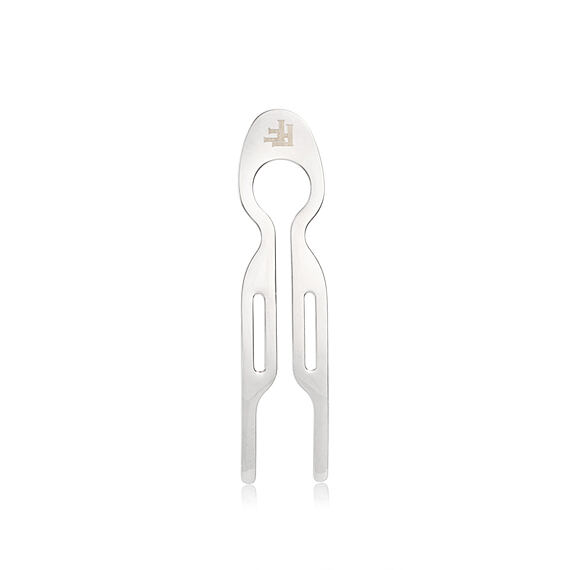Fiona Franchimon Nº 1 Hairpin Steel (White Gold Finish) 1 pce