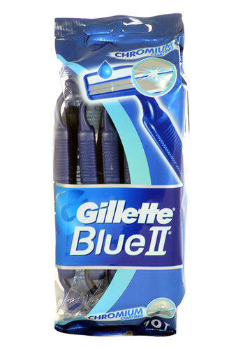 Gillette Blue II  Rasoirs à usage unique (Homme) 10 pces M