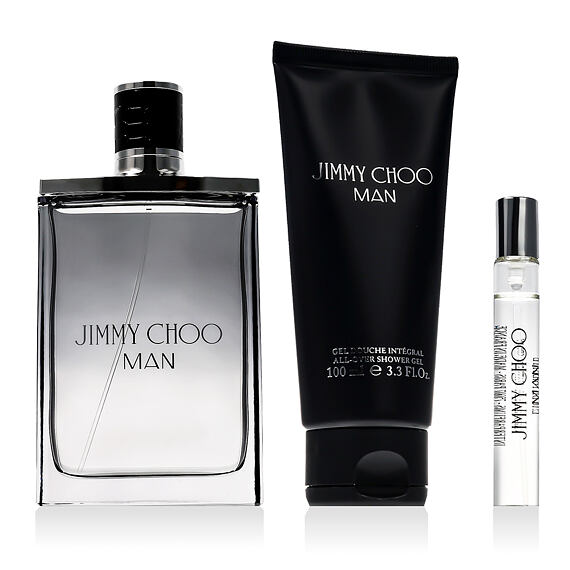 Jimmy Choo Jimmy Choo Man EDT 100 ml + EDT MINI 7.5 ml + Gel douche corps et cheveux 100 ml
