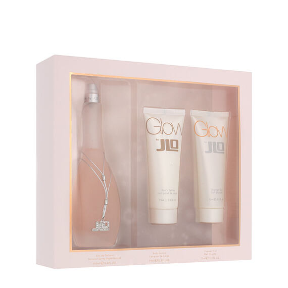 Jennifer Lopez Glow EDT 100 ml + Gel douche 75 ml + Lait pour le corps 75 ml