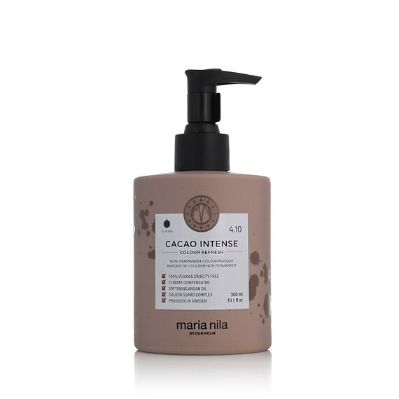 Maria Nila Colour Refresh Hair  Masque capillaire aux pigments colorés Cacao Intense 300 ml