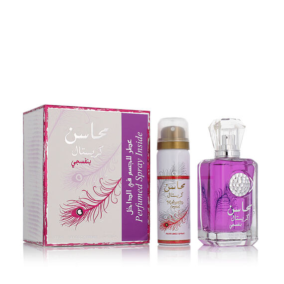 Lattafa Mahasin Crystal Violet EDP 100 ml + DEO spray 75 ml