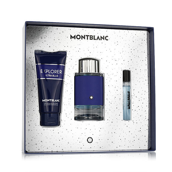 Montblanc Explorer Ultra Blue EDP 100 ml + EDP MINI 7.5 ml + Gel douche corps et cheveux 100 ml