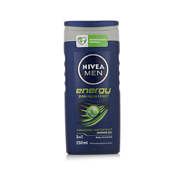 Nivea Men Energy Shower Gel Body & Hair 250 ml (Homme)