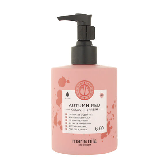 Maria Nila Colour Refresh Hair  Masque capillaire aux pigments colorés Autumn Red 300 ml