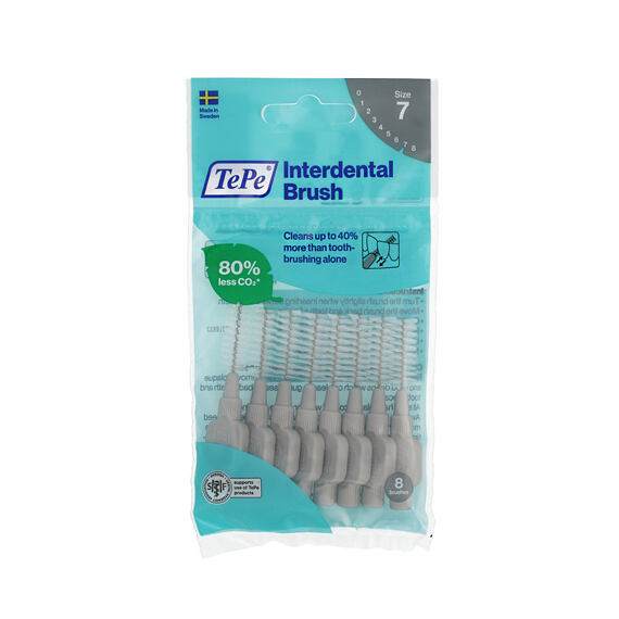 TePe Original Brossettes interdentaires 7 Gris (1,3 mm) 8 pces