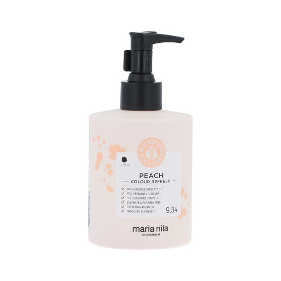 Maria Nila Colour Refresh Hair Masque capillaire aux pigments colorés Peach 300 ml