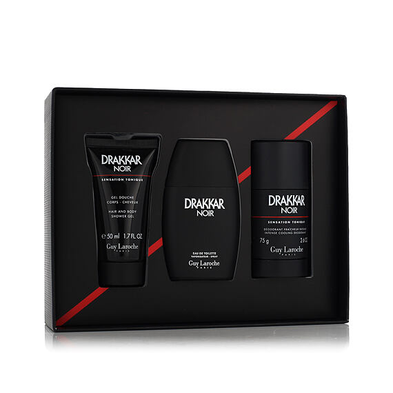 Guy Laroche Drakkar Noir EDT 50 ml + DST 75 ml + Gel douche 50 ml