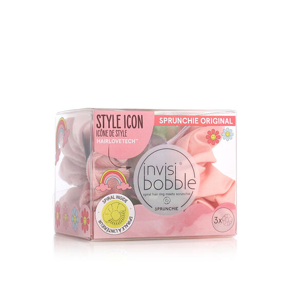 Invisibobble SPRUNCHIE Retro Dreamin' Hair-Band Macaron 3 pces