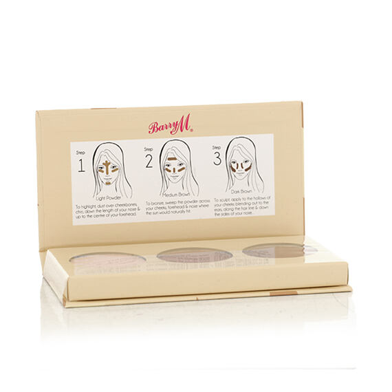 Barry M Flawless Chisel Cheeks Contour Kit 3 x 2,5 g