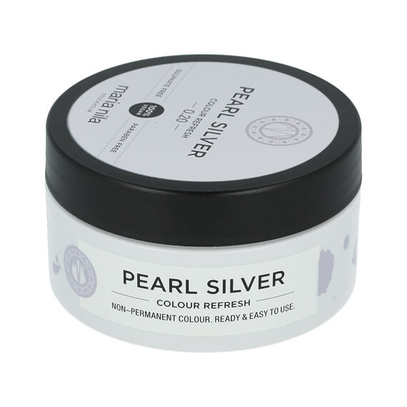 Maria Nila Colour Refresh Hair Masque capillaire aux pigments colorés Pearl Silver 100 ml