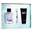 Calvin Klein Defy EDT 100 ml + EDT MINI 10 ml + Gel douche corps et cheveux 100 ml