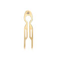 Fiona Franchimon Nº 1 Hairpin Steel (Yellow Gold Finish) 1 pce